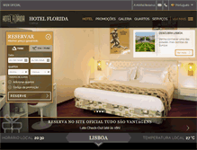 Tablet Screenshot of hotel-florida.pt